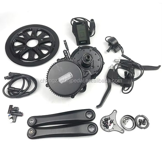 Kit de conversión de bicicleta eléctrica BBS02, motor de tracción media, 48V750