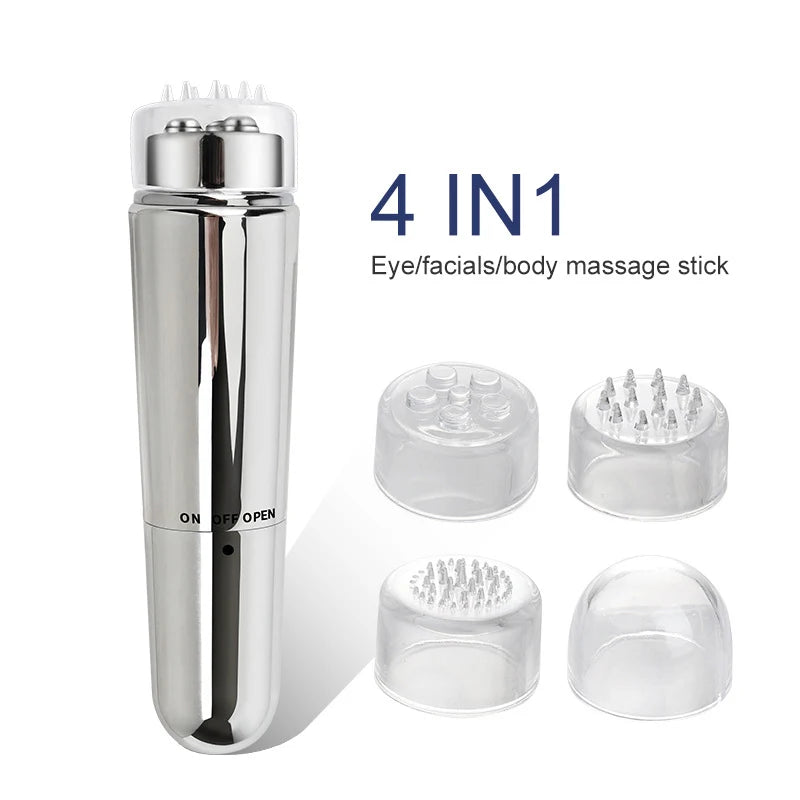 4 in 1 Electric Eye Massager Beauty Device Eye Cream Accelerate Absorption Lifting and Tightening Wrinkles Reduce Dark Circles