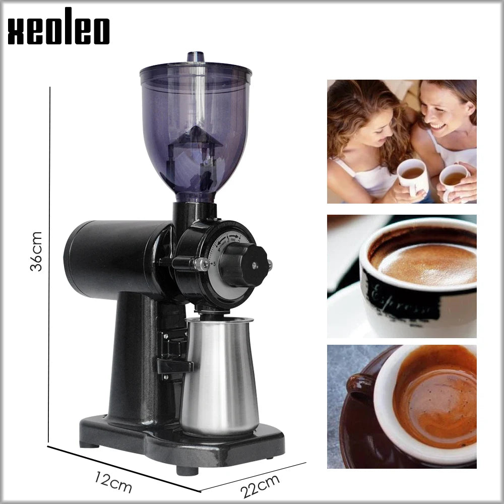 Espresso Coffee Grinder Electric Coffee Grinder Flat Burr Grinder Household Espresso Machine Coffee Bean Miller 220V/110V
