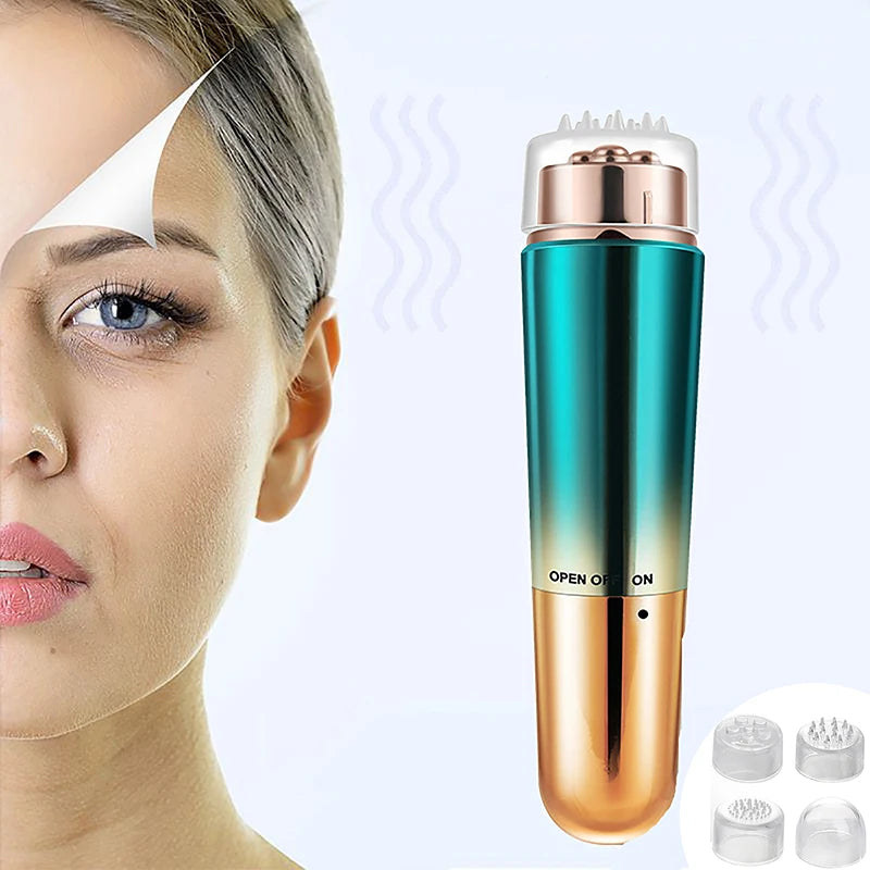 4 in 1 Electric Eye Massager Beauty Device Eye Cream Accelerate Absorption Lifting and Tightening Wrinkles Reduce Dark Circles
