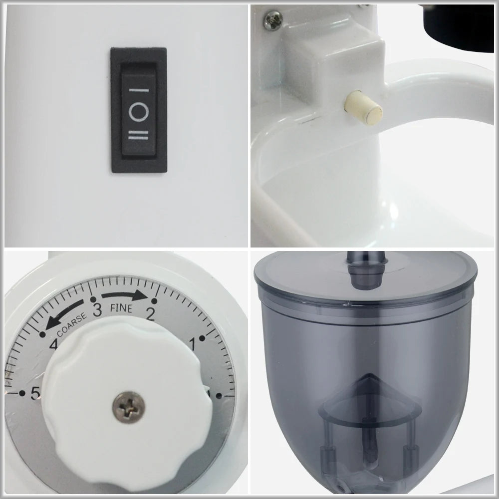 Espresso Coffee Grinder Electric Coffee Grinder Flat Burr Grinder Household Espresso Machine Coffee Bean Miller 220V/110V