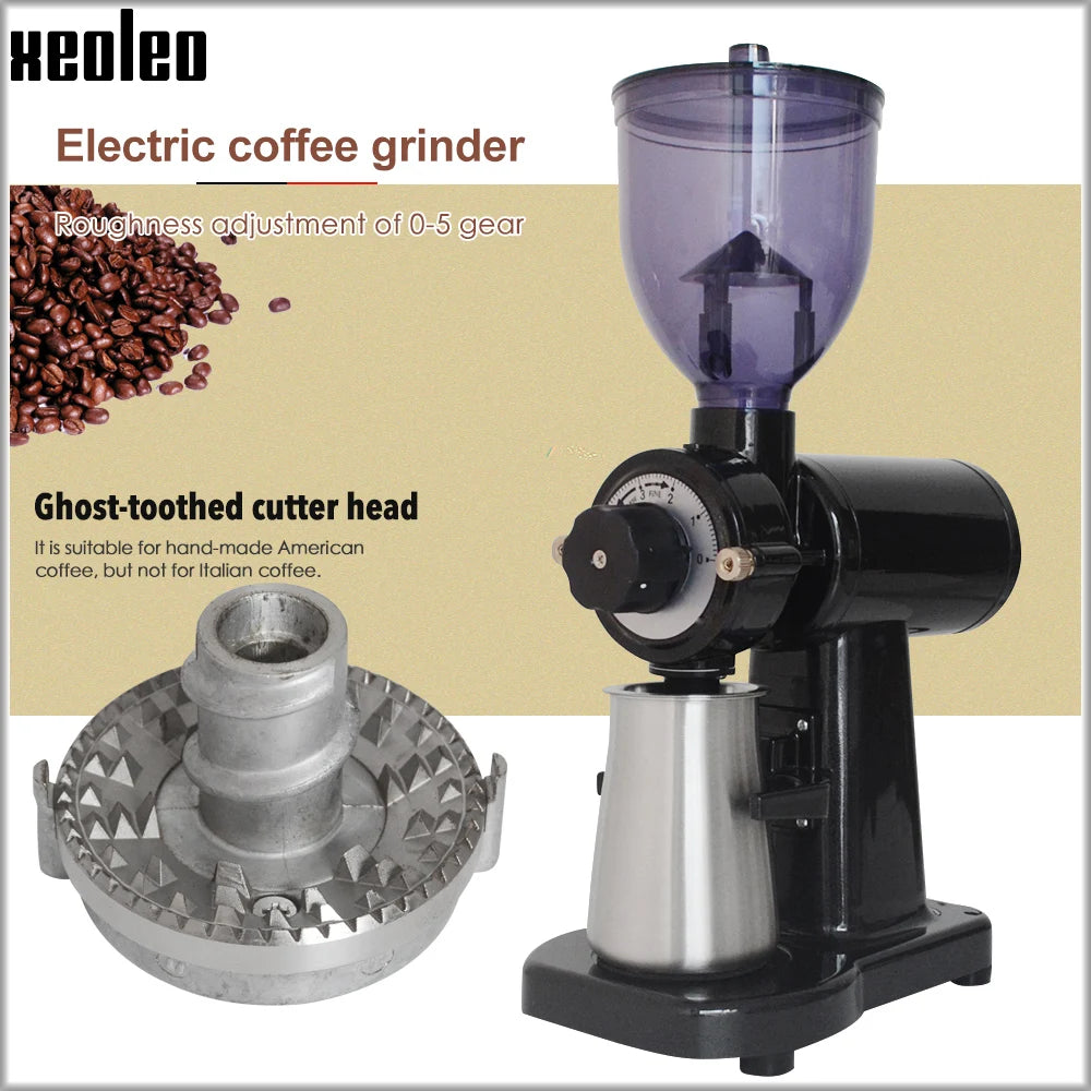 Espresso Coffee Grinder Electric Coffee Grinder Flat Burr Grinder Household Espresso Machine Coffee Bean Miller 220V/110V