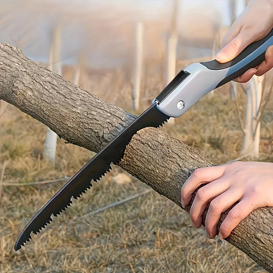 Sierra plegable ergonómica de acero SK5 con cerradura de seguridad
