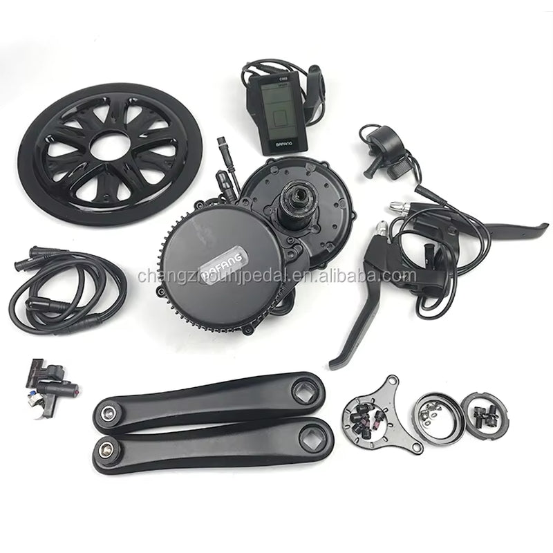 Kit de conversión de bicicleta eléctrica BBS02, motor de tracción media, 48V750