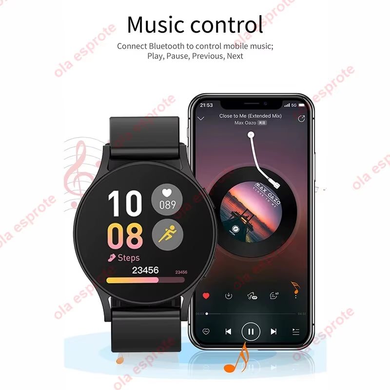 Nuevo para Samsung Galaxy Watch 7 NFC reloj inteligente hombres mujeres Bluetooth llamada HD 360*360 pantalla llamada de voz GPS relojes deportivos M10
