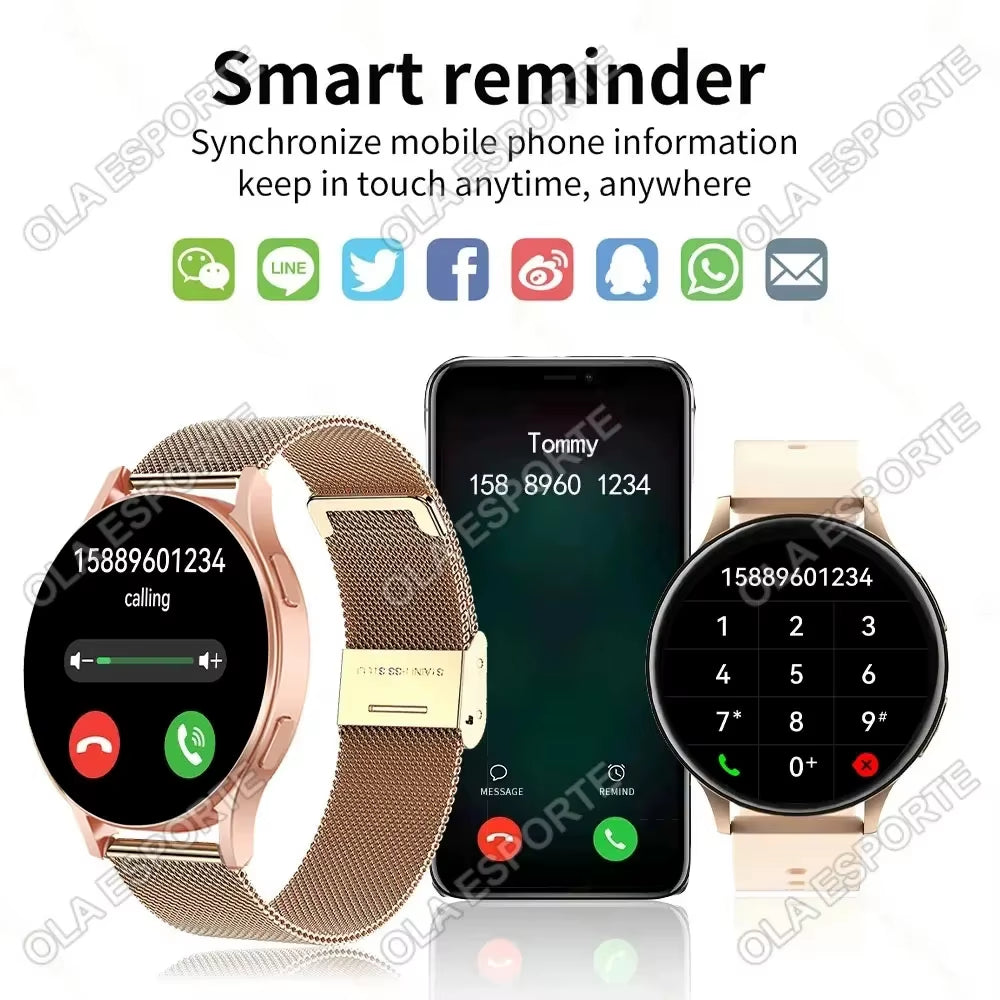 Nuevo para Samsung Galaxy Watch 7 NFC reloj inteligente hombres mujeres Bluetooth llamada HD 360*360 pantalla llamada de voz GPS relojes deportivos M10