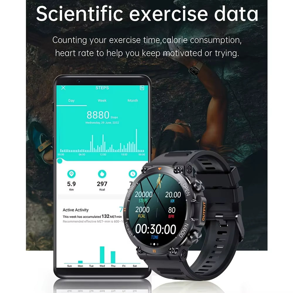 Reloj inteligente deportivo K56Pro para hombre.