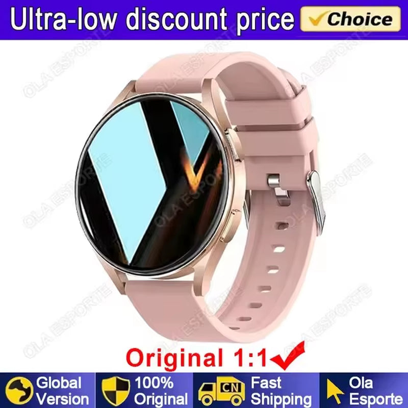 Nuevo para Samsung Galaxy Watch 7 NFC reloj inteligente hombres mujeres Bluetooth llamada HD 360*360 pantalla llamada de voz GPS relojes deportivos M10