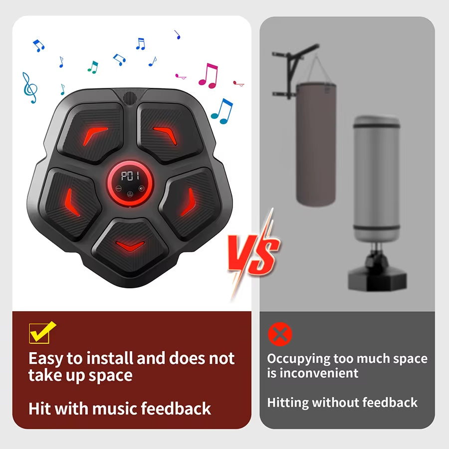 Máquina De Boxeo inteligente, Pared Musical, deportes para padres e hijos, máquina De boxeo, respuesta, ritmo, Muay Thai, bolsa De boxeo De entrenamiento