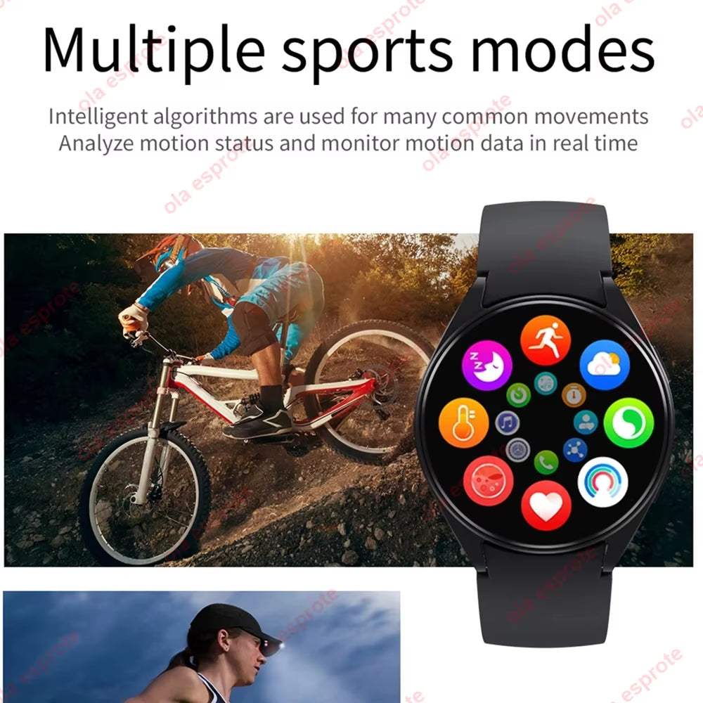 Nuevo para Samsung Galaxy Watch 7 NFC reloj inteligente hombres mujeres Bluetooth llamada HD 360*360 pantalla llamada de voz GPS relojes deportivos M10