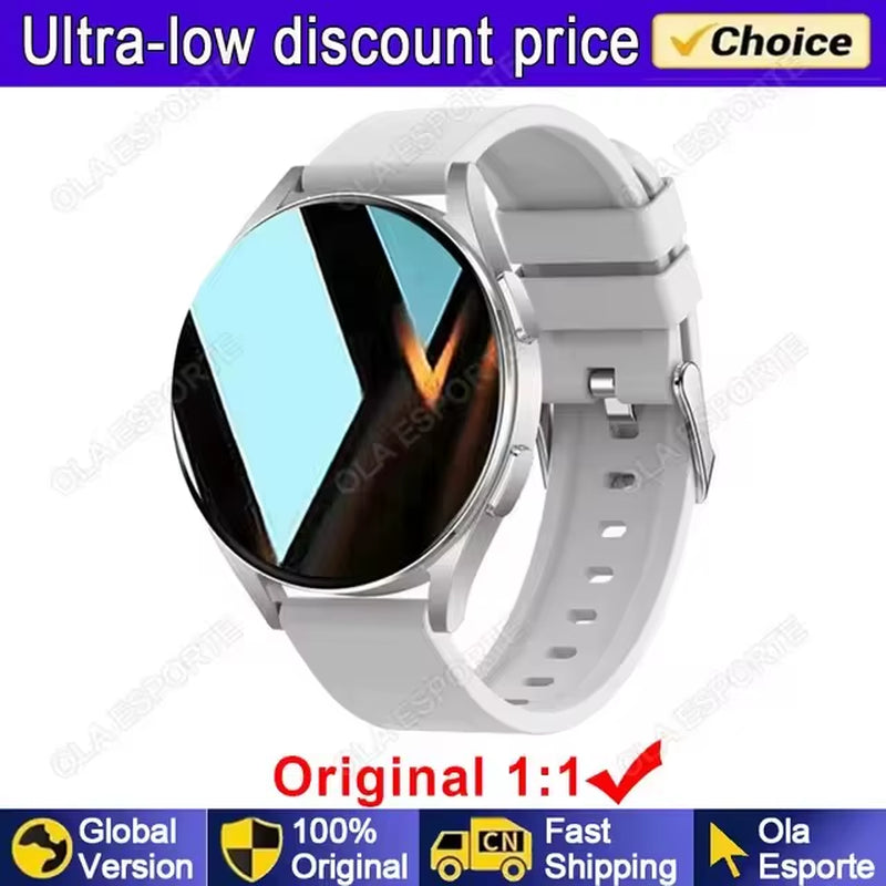 Nuevo para Samsung Galaxy Watch 7 NFC reloj inteligente hombres mujeres Bluetooth llamada HD 360*360 pantalla llamada de voz GPS relojes deportivos M10