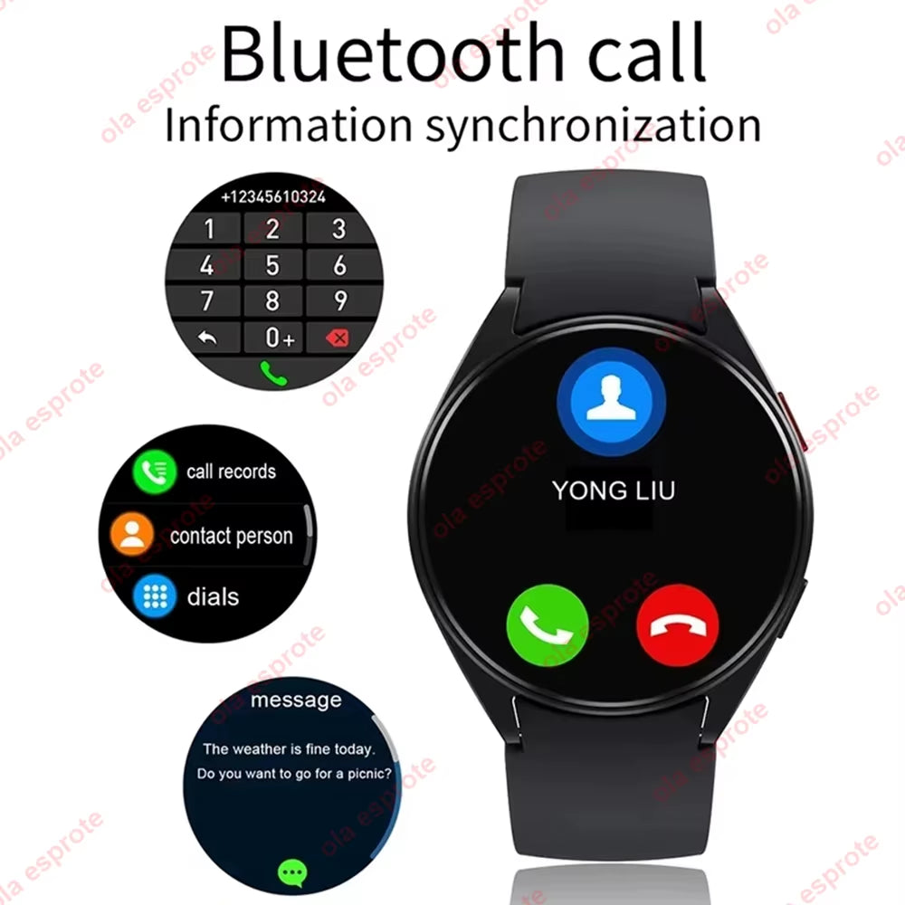 Nuevo para Samsung Galaxy Watch 7 NFC reloj inteligente hombres mujeres Bluetooth llamada HD 360*360 pantalla llamada de voz GPS relojes deportivos M10