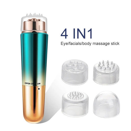 4 in 1 Electric Eye Massager Beauty Device Eye Cream Accelerate Absorption Lifting and Tightening Wrinkles Reduce Dark Circles
