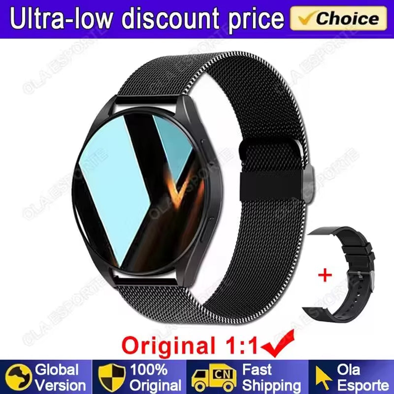 Nuevo para Samsung Galaxy Watch 7 NFC reloj inteligente hombres mujeres Bluetooth llamada HD 360*360 pantalla llamada de voz GPS relojes deportivos M10