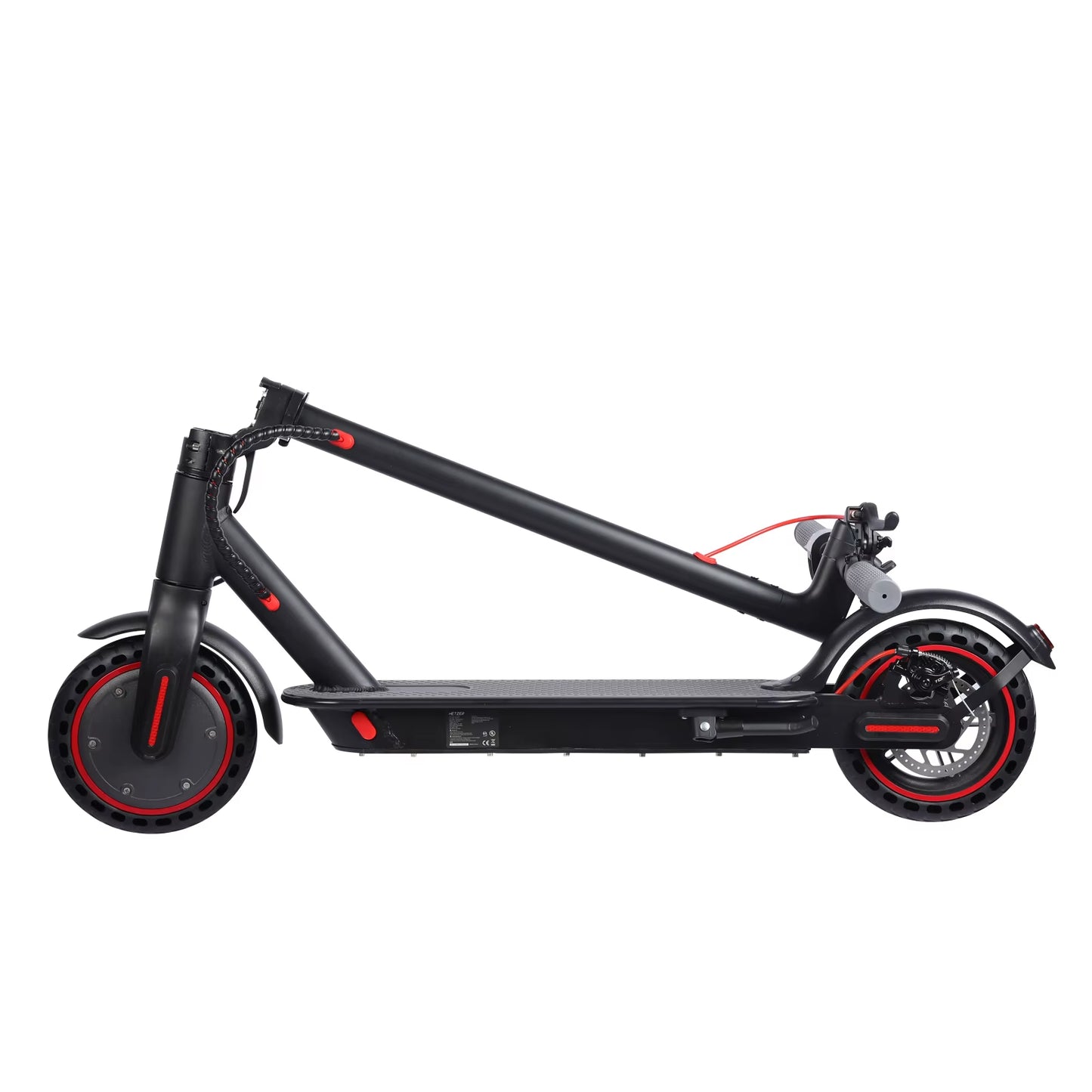 Scooter eléctrico plegable para adultos, Motor de cubo trasero 3 engranajes de velocidad.