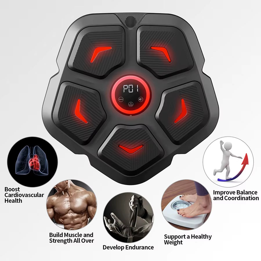 Máquina De Boxeo inteligente, Pared Musical, deportes para padres e hijos, máquina De boxeo, respuesta, ritmo, Muay Thai, bolsa De boxeo De entrenamiento